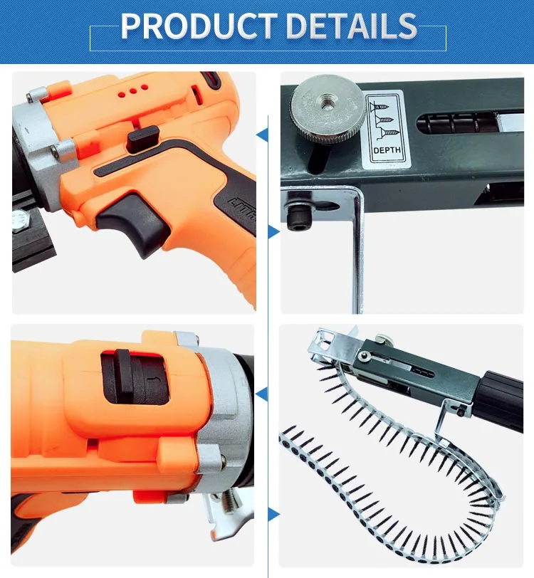 Collated Drywall Screw Electric Gun / Collated Electric Screw Gun Buy