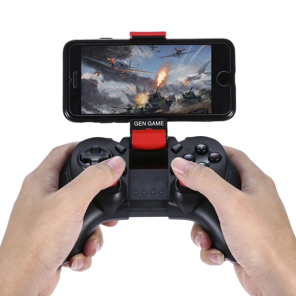 

S6 android Wireless Phone Gamepad Joystick Game Controller for mobile game controller, Black
