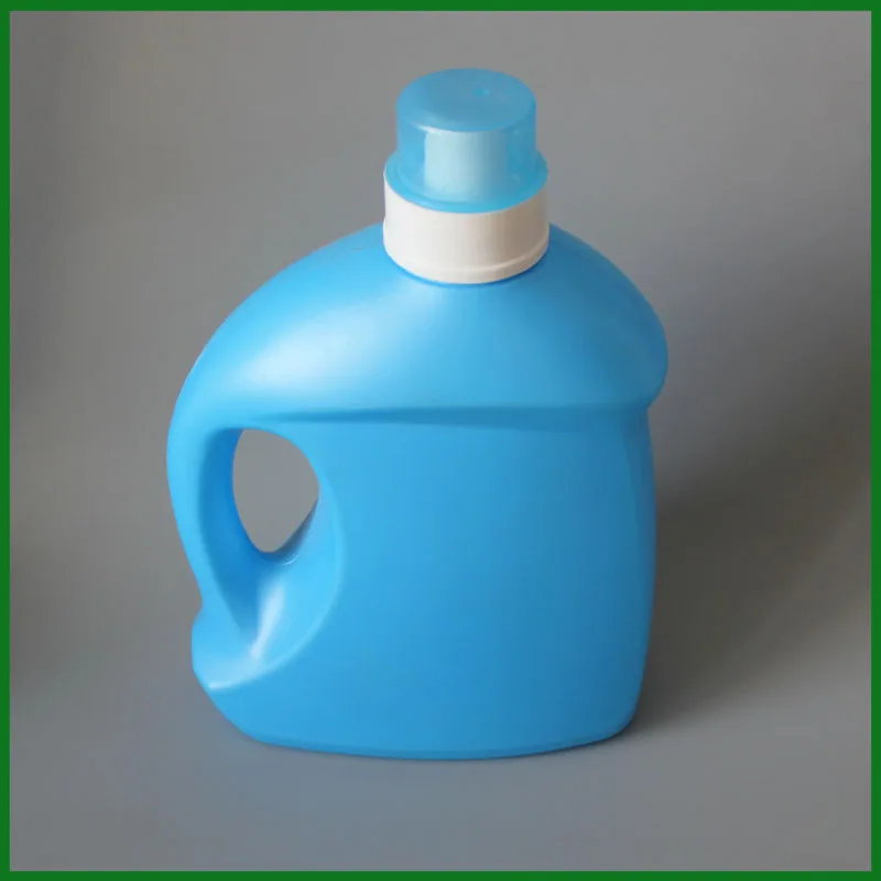 2l 2017 New Shape Liquid Laundry Detergent Bottles With Measuring Cap