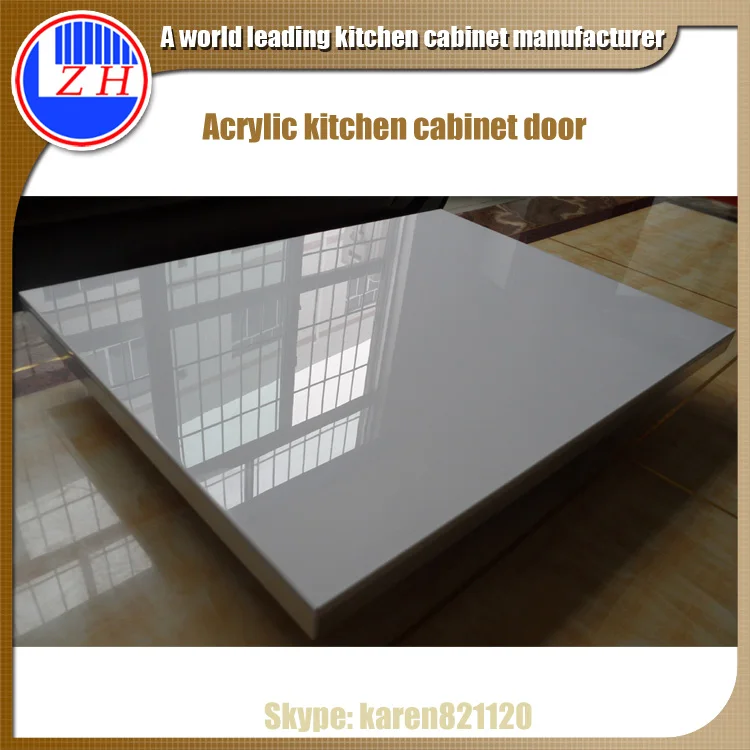 Zhuv Acrylic High Gloss White Kitchen Cabinet Door Buy High