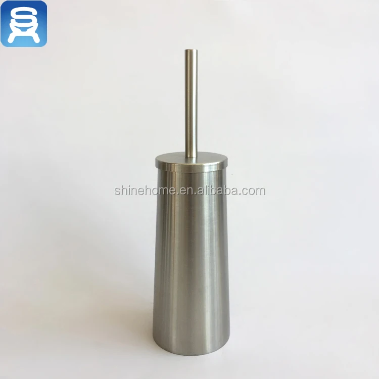 
New arrival China factory bathroom accessory hardware metal stainless steel toilet brush holder fashion consise design 