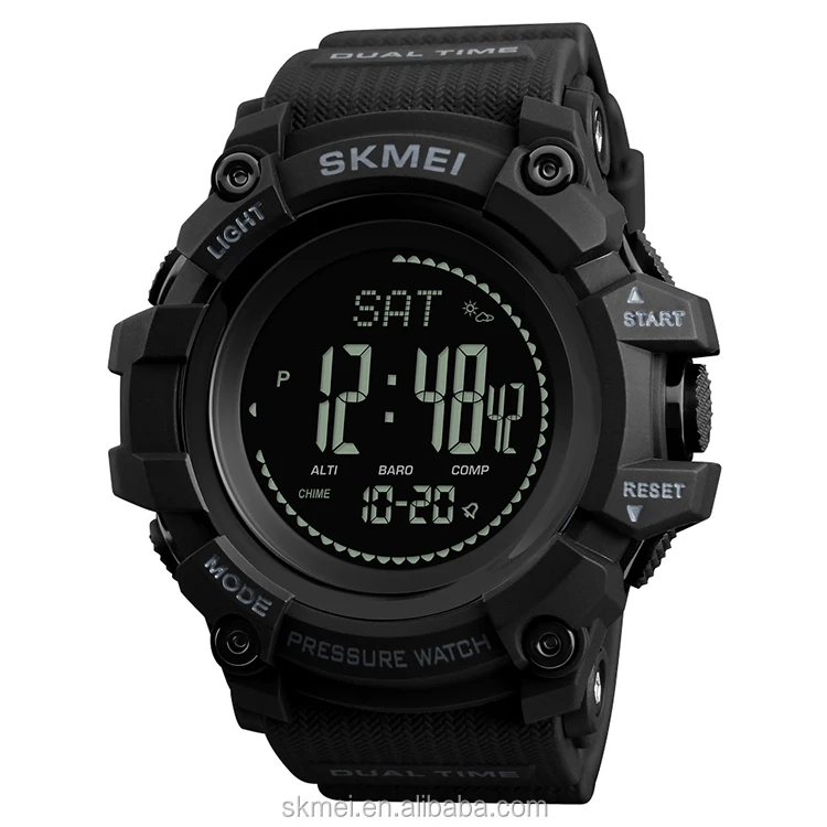 

2018 New Skmei Watch men Fashion digital multifunctional Wristwatch With compass and calories display