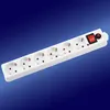 Over load protector 6 ways extension socket 6-gang socket outelt