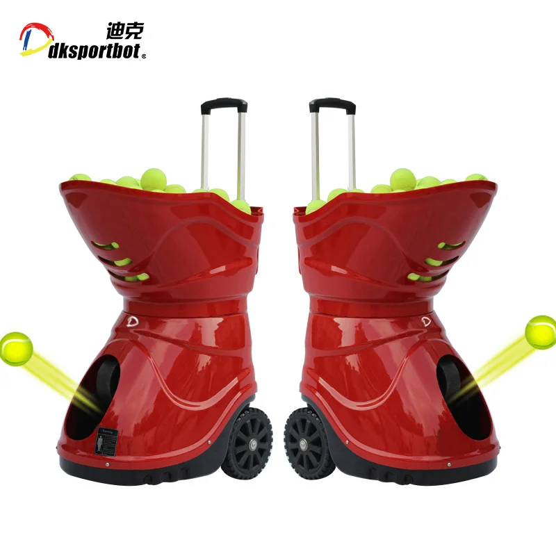 

DT6 New arrival automatic tennis ball shooting machine for best selling, Red