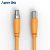 m8 4pin connector male to female straight plug IP67 waterproof sensor cable