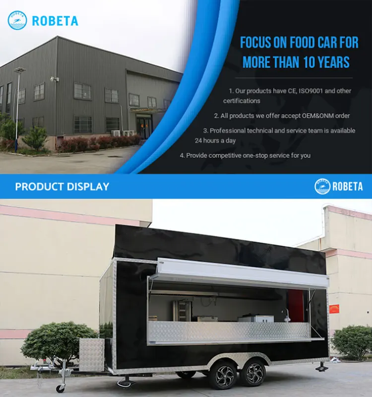 Australian Food Truck Bar Trailer Concession Stand Custom Food Carts