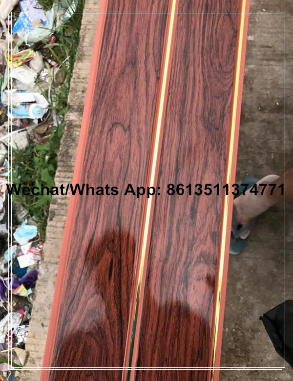 
High quality 20cm PVC Ceilings to South America Printing Wooden Design Plastic PVC Ceiling 