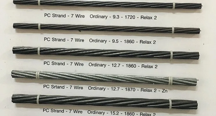 15.2(15.24) Mm 1860mpa Prestressing Steel Concrete Pc Strand Price ...