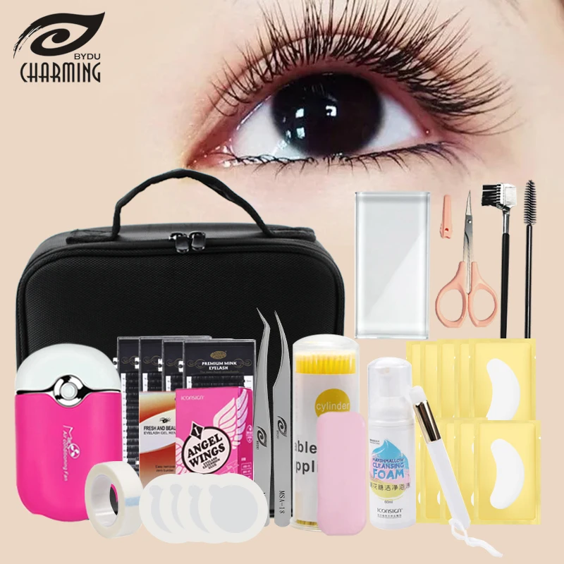 

eyelash training extension kit lash extension kit case eyelash tools private label