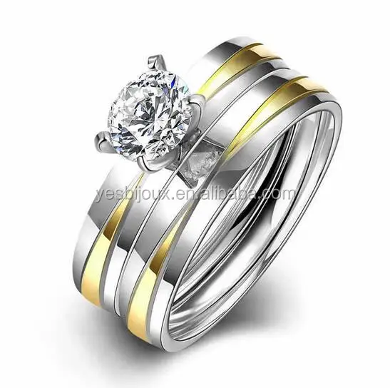 

316l stainless steel couple ring jewelry Titanium Steel Rings