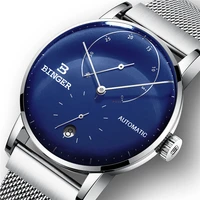 

BINGER 1187 Men's Watches Luxury Brand Automatic Mechanical Sapphire Men Watch Japan Movement Watch