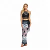 Bohemian beach style miniskirt loose-fitting casual zone silk gypsy girls