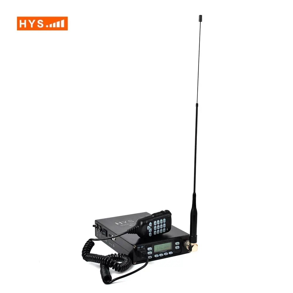 

Dual Band 25W Backpack Built-in 12000mAh Battery Dual-PTT MIC Mobile Car Radio Station Transceiver, Black