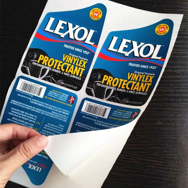 Engine Oil Bottle Packaging Labels Self Adhesive Printed Stickers ...