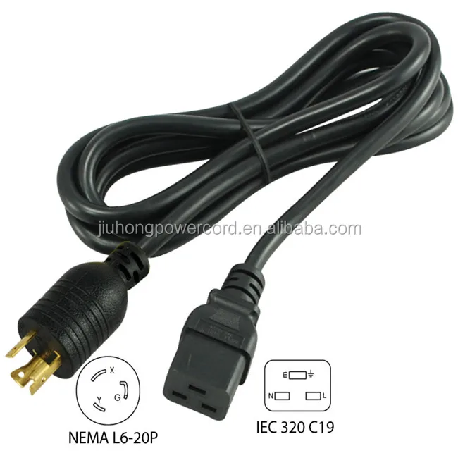 North American Standard Nema L620p To Iec C19 Locking Power Cord Buy