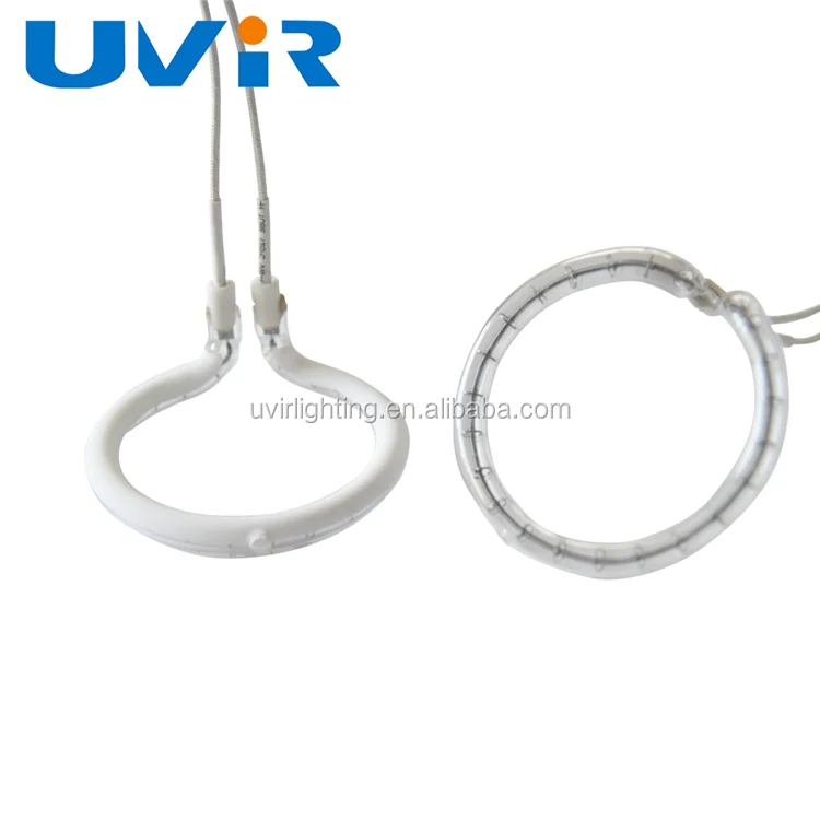 Infrared ring lamps with white reflector 230v 250w