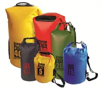 

2019 outdoor camping, surfing, diving, kayak, Roll Top PVC dry bag, custom logo dry bag