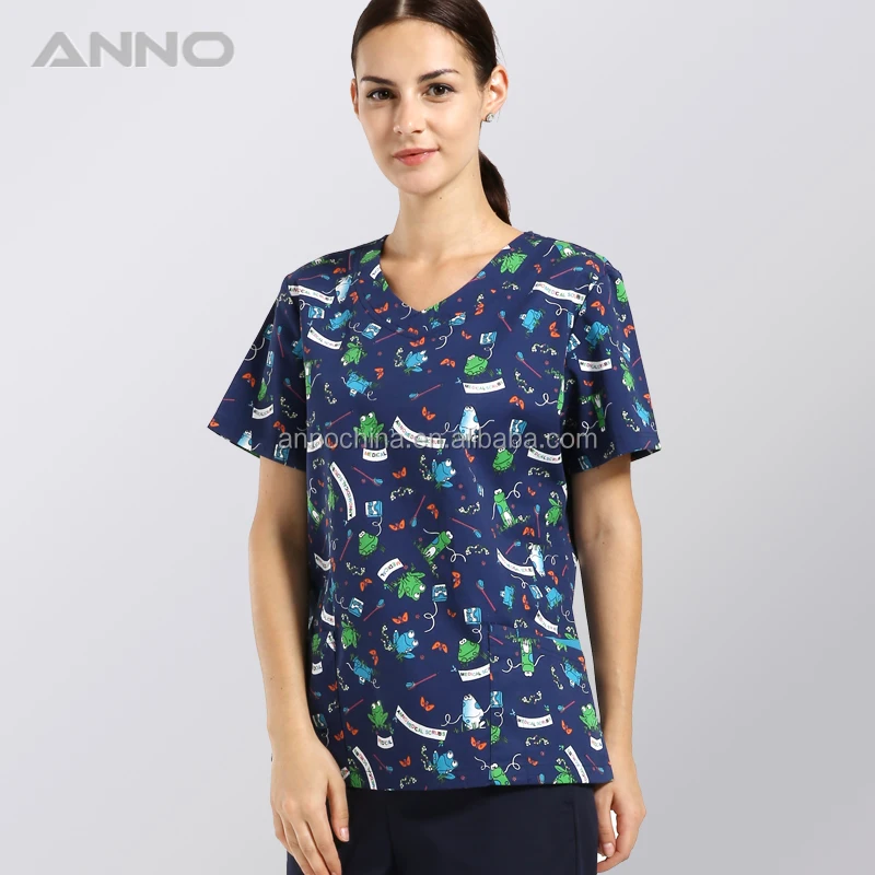 Hot Selling Veterinary Doctor Nurses Uniform Scrubs 37 Days For