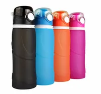 

Hot Items Of Silicone Drinking Collapsible Water / Foldable Sports Water Bottle