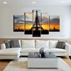 Most Popular Landscape Oil Paintings Paris Tower Oil Painting On Canvas Hand-painted Famous France Eiffel Tower Oil Paintings