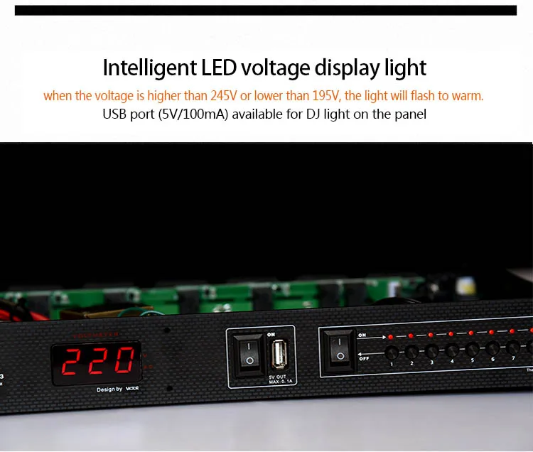 Skytone Audio 8 Channel Power Sequencer,Power Supply Sequence