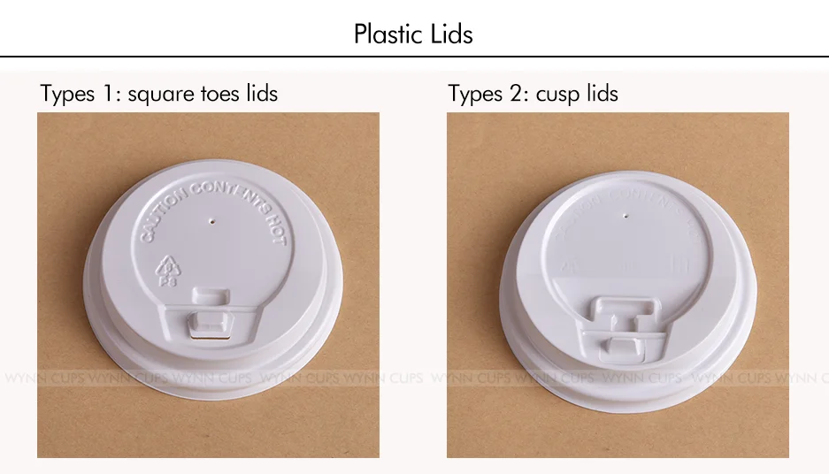 Compostable paper cup lids