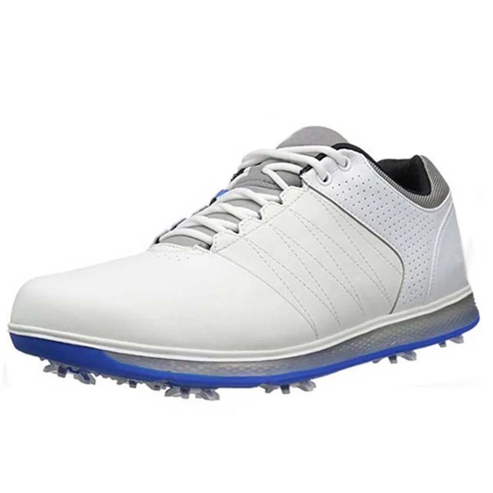 Custom black and white outdoor sport spike cheap golf shoes for men