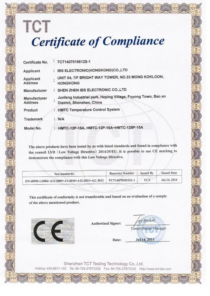 
IBS HMTC 12 cavities good price PID temperature controller for plastic injection mold nozzles 