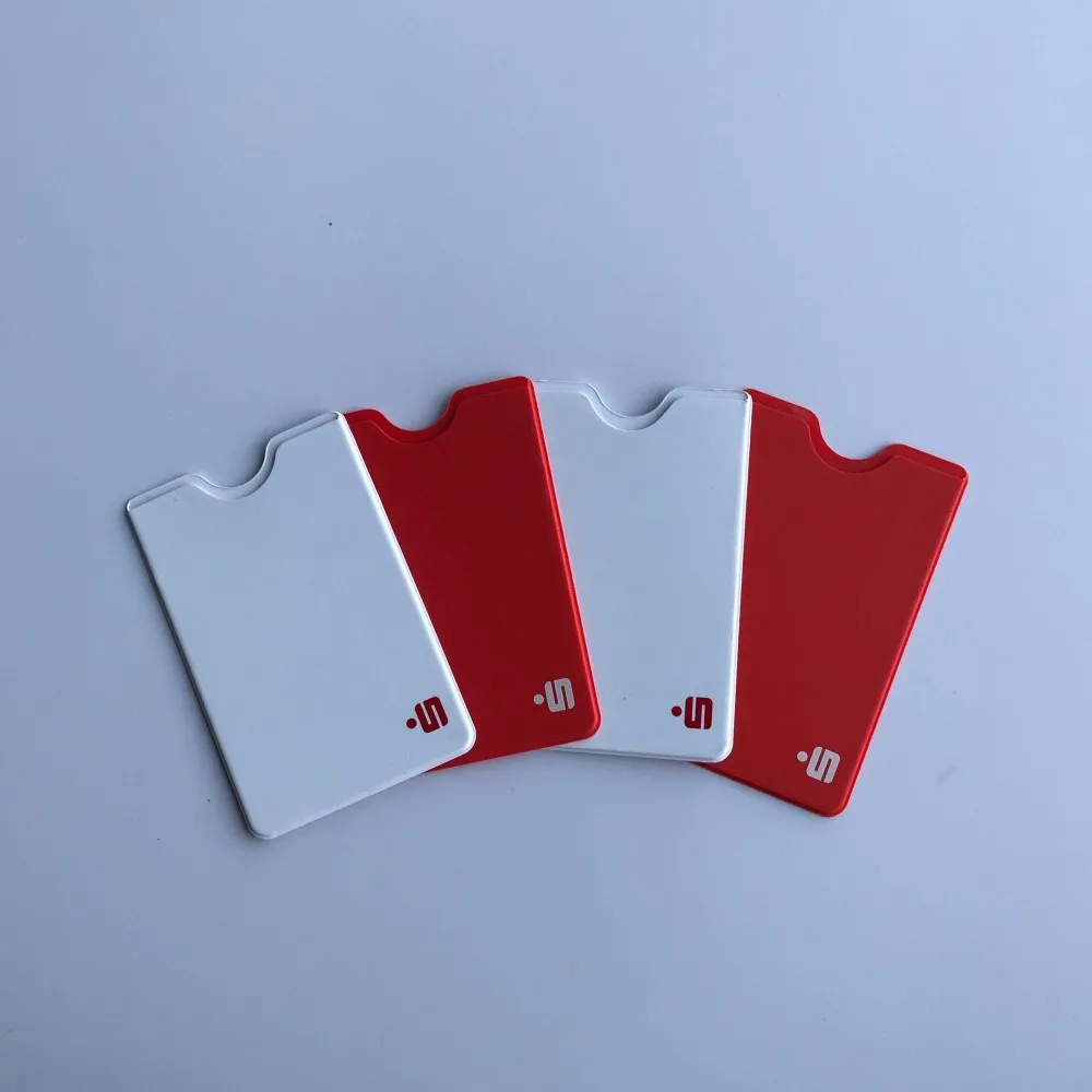 防盗硬塑料 nfc 信用卡持有人 rfid 阻止