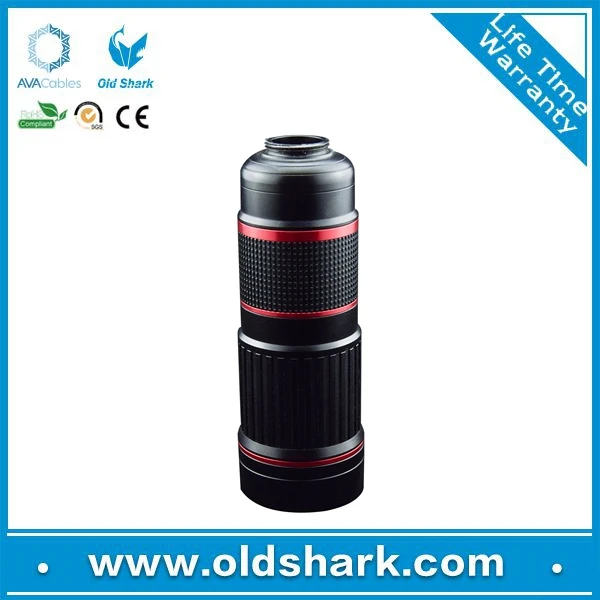 Smartphone telescope 18x zoom lens with universal clip and printed logo