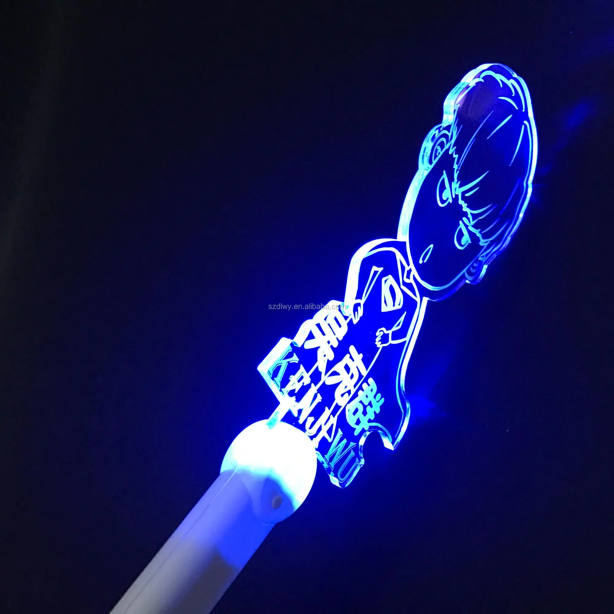 Customized Acrylic Led Light Stick For Events Concert Sports Hot Sale