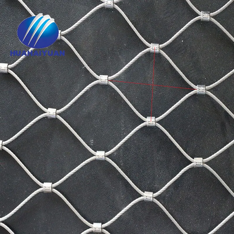Ferrule Stainless Steel Cable Mesh Sus304 Rope Mesh Stainless Steel