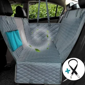 Wholesale waterproof Dog Car Seat Cover with mesh window