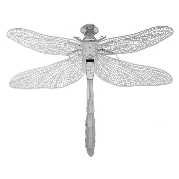 

Educational Toys Dragonfly 3D Metal Puzzle Magnetic 3d Jigsaw Puzzles, Silver