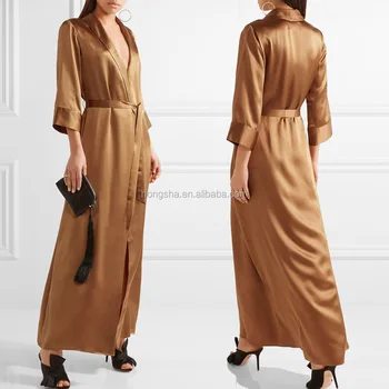 silk long sleeve dress