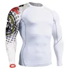 mma rash guard Men's long sleeve compression wear