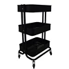 Homeful Steel 3 Tier Kitchen Trolley on Wheels Vegetable Rack