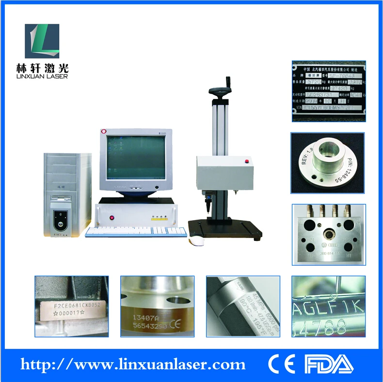 hot sale laser metal code vin number portable cnc pneumatic mini handheld dot peen marking machine