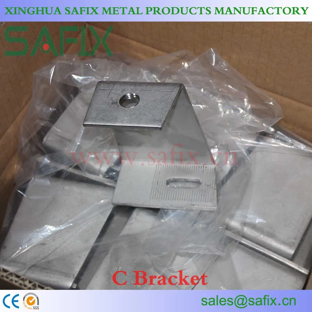 
SS304/316L Stainless Steel Stone Cladding C Bracket/Anchor for marble fixing system 