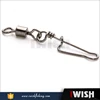 China Fishing Tackle And Bait Accessories Rolling Swivel With Italian Snap For United States