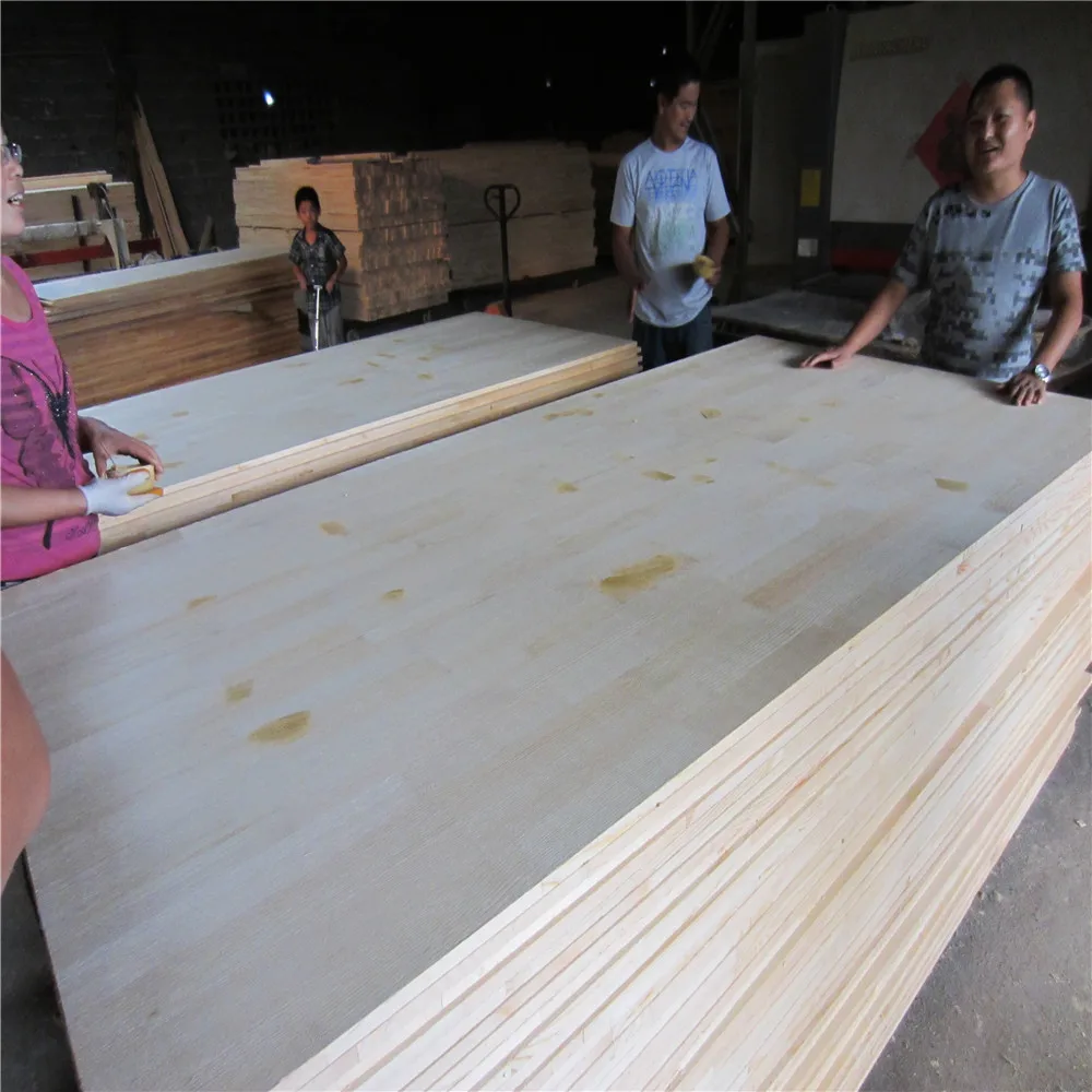 
chinese fir finger jointed wood /russia pine solid wood finger joint panels for door and kitchen cabinet 
