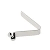 custom V shape button spring clip tent pole push button spring snap clip