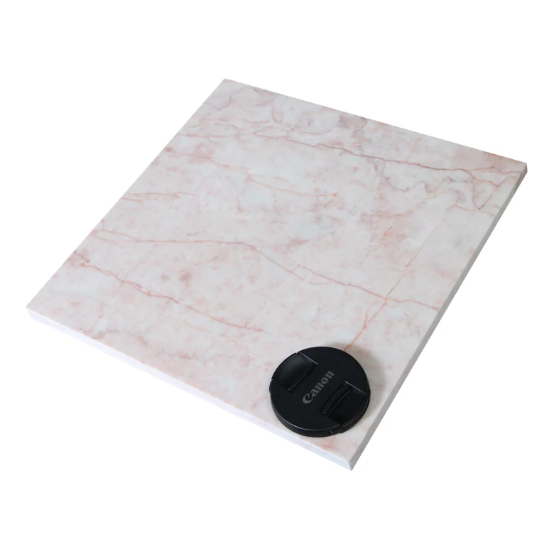 Italy Rose Pink Marble Flooring Tiles Chinese White Pink Vein Marble