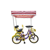 

Jack 24" two seater tandem bike sightseeing bicycle/tandem bike road aluminum frame/Fun Pedal Family Quadricycle