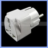 AC 10A 250V Euro Power Converter Plug 4.8mm France Euro Schuko Plug Adaptor Converter