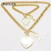 Long Chain Big Chain Hot Selling In Africa Heart White Shell Necklace Chain Bracelet Necklace Jewelry Set For Women