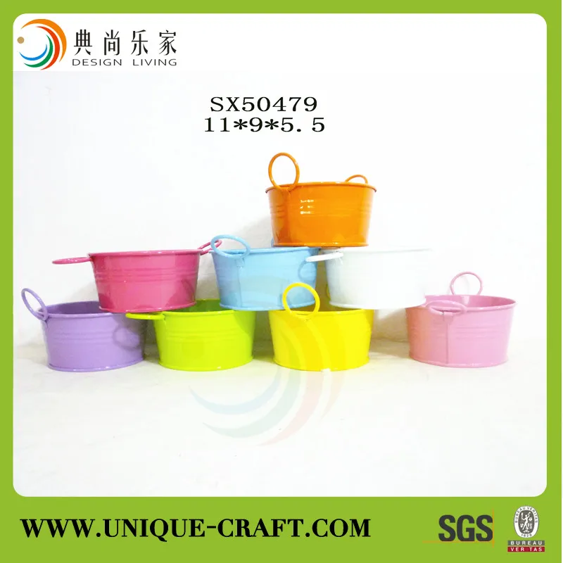 China custom mini colorful square metal ice bucket
