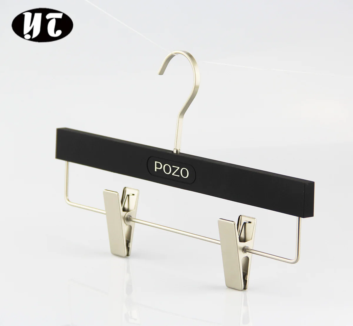 Black Plastic Rubber Coated Hanger Office Coat Hangers Garment Hanger