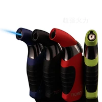 

Creative handle elbow straight fire wind spray gun lighter gas inflatable high power torch factory direct arch lighter