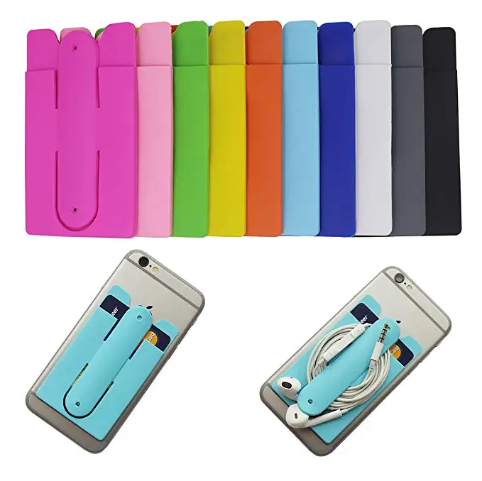 phone card bag Designs silicone phone holder